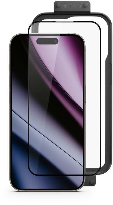 Epico ImpactBuffer 3D ochranné sklo s inštalačným rámčekom iPhone 16 Pro