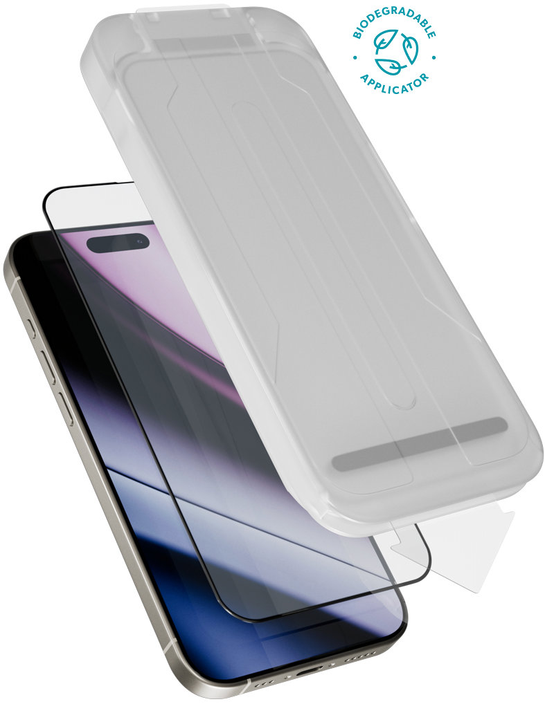 Epico Hero Glass 3D Ultra – široké krytie s aplikátorom proti prachu 2 ks na iPhone 15/16