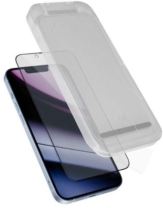 Epico Antiblue Glass 3D Ultra – široké krytie s aplikátorom proti prachu na iPhone 13/13 Pro/14/16e/17e
