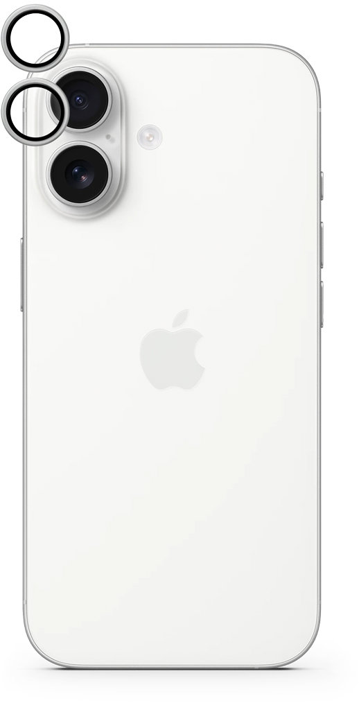Epico hliníkové ochranné sklo na šošovky fotoaparátu pre iPhone 17 – strieborné