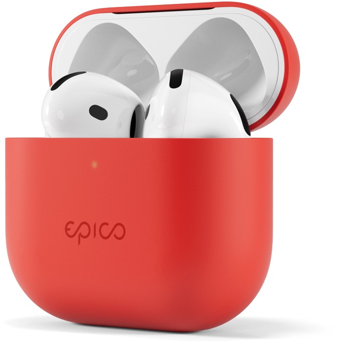 Epico Silicone Cover Airpods 4 – červené