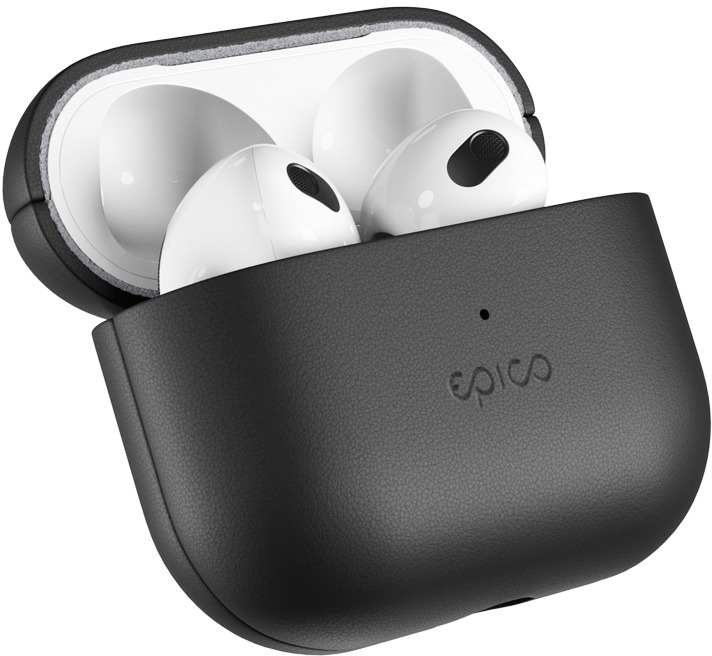 Epico Leather Case Airpods 3 – čierne