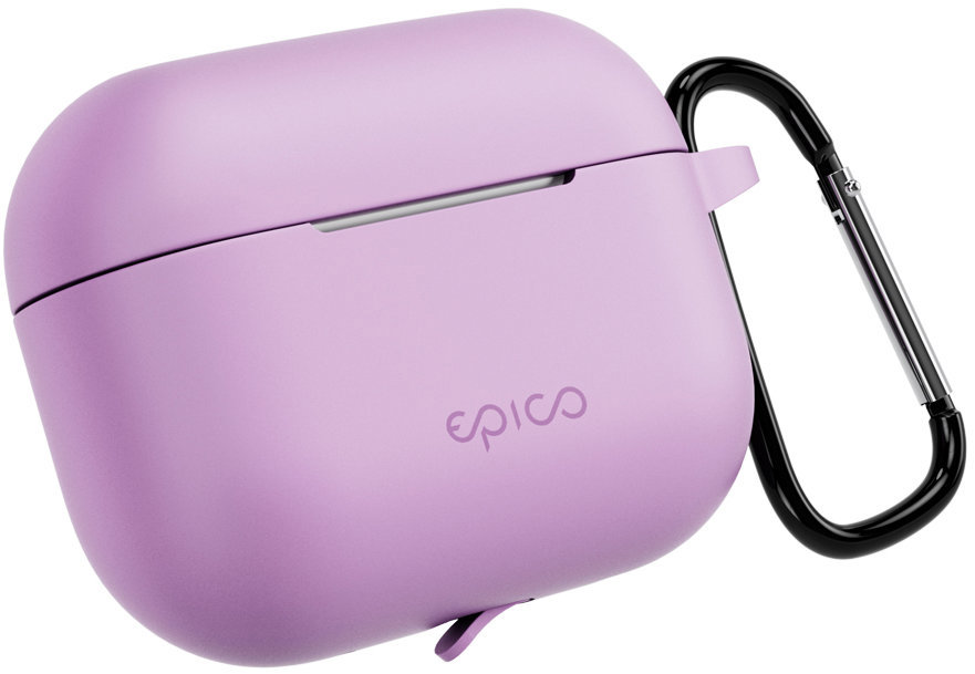 Epico silikónové puzdro s karabínou AirPods Pro 3 – fialové