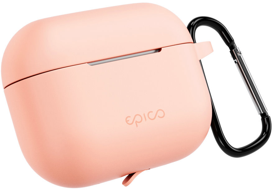 Epico silikónové puzdro s karabínou AirPods Pro 3 – ružové