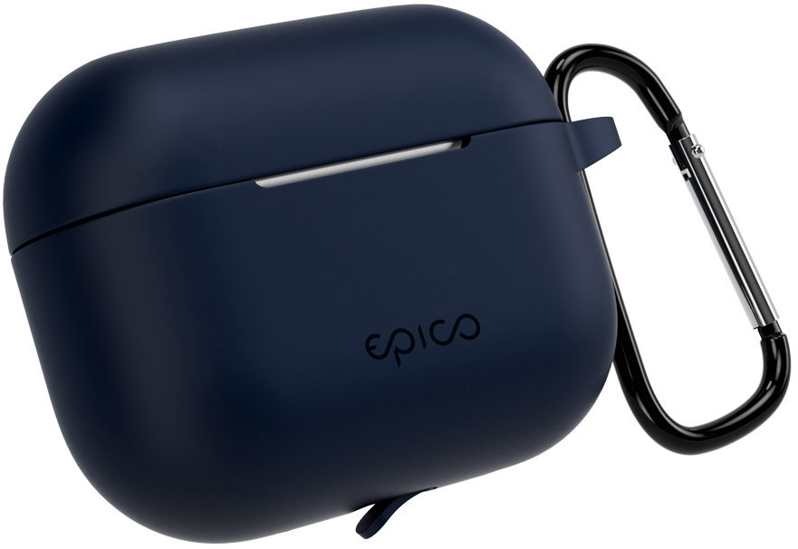 Epico silikónové puzdro s karabínou AirPods Pro 3 – tmavo modré