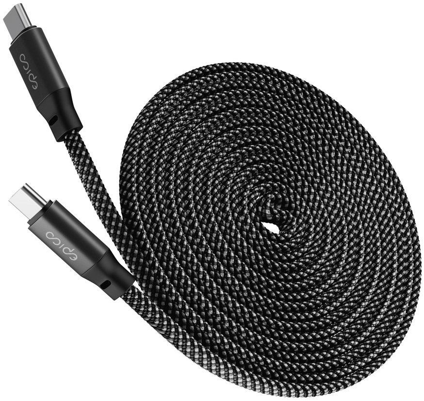 Epico UltraLink 240 W magnetický kábel 1,5 m USB-C na USB-C EC40 – čierny
