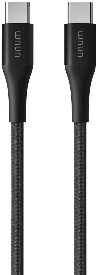 Epico UNUM aramidový kábel 240 W 1,2 m USB-C na USB-C UC50 – čierny