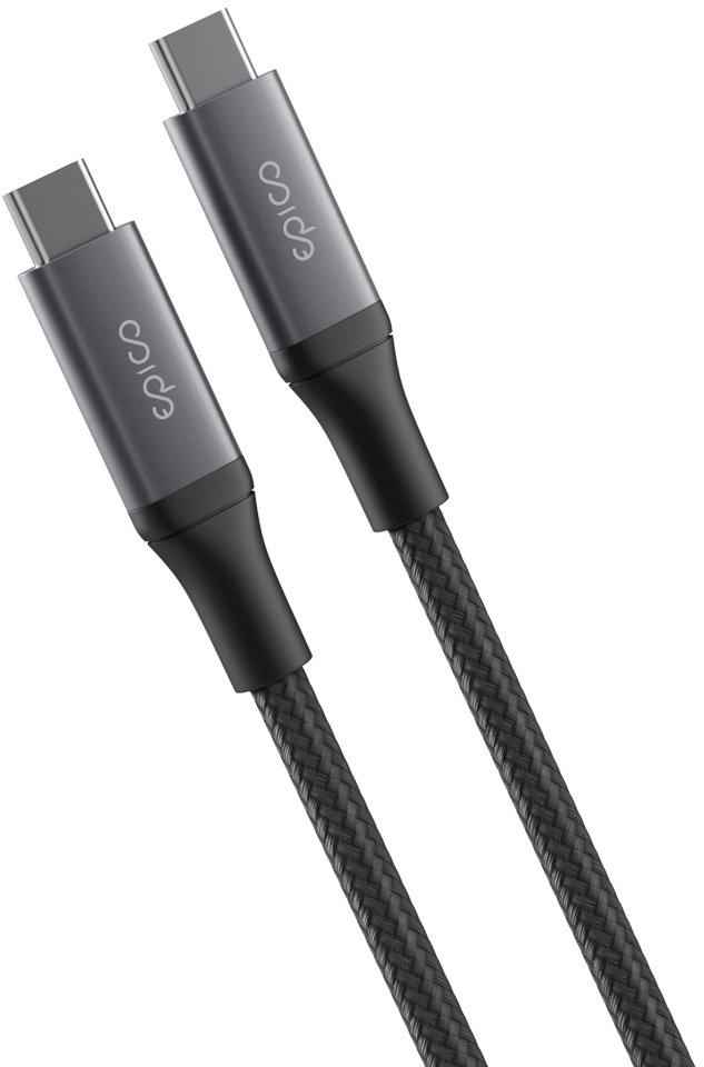 Epico UltraLink USB4 40 Gbps 240 W 8K/60 Hz 1,5 m USB-C kábel EC48 – čierny