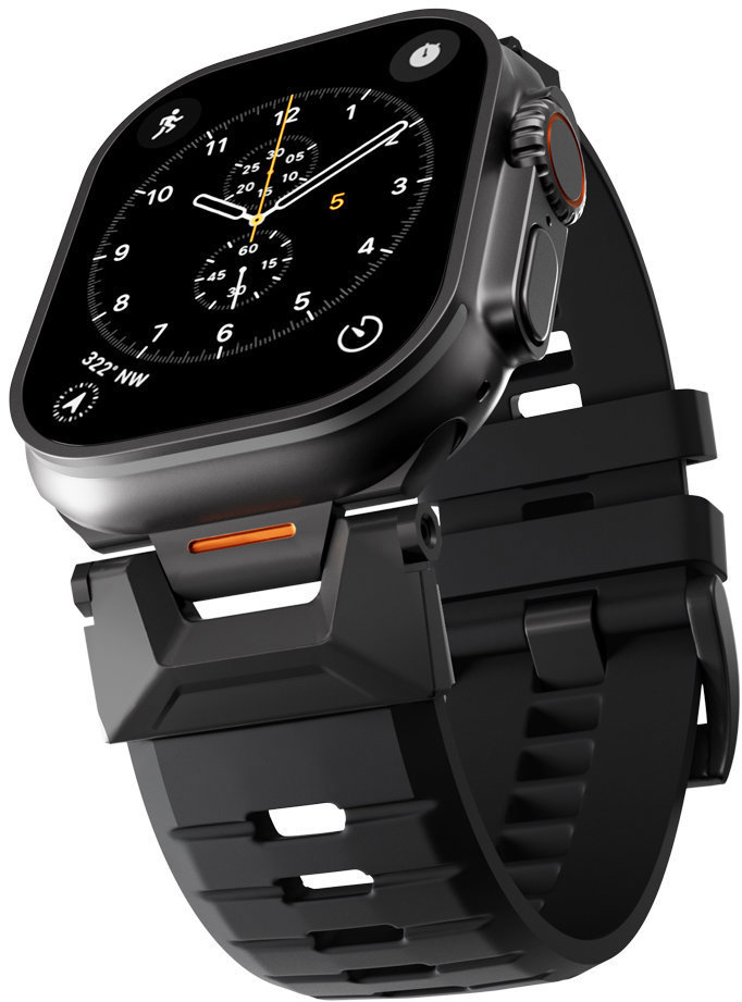 Epico FKM Rubber Pro Apple Watch SE 44 mm/Series 1 – 9 42/44/45 mm, 10 – 11 46 mm/Ultra 49 mm, čierny
