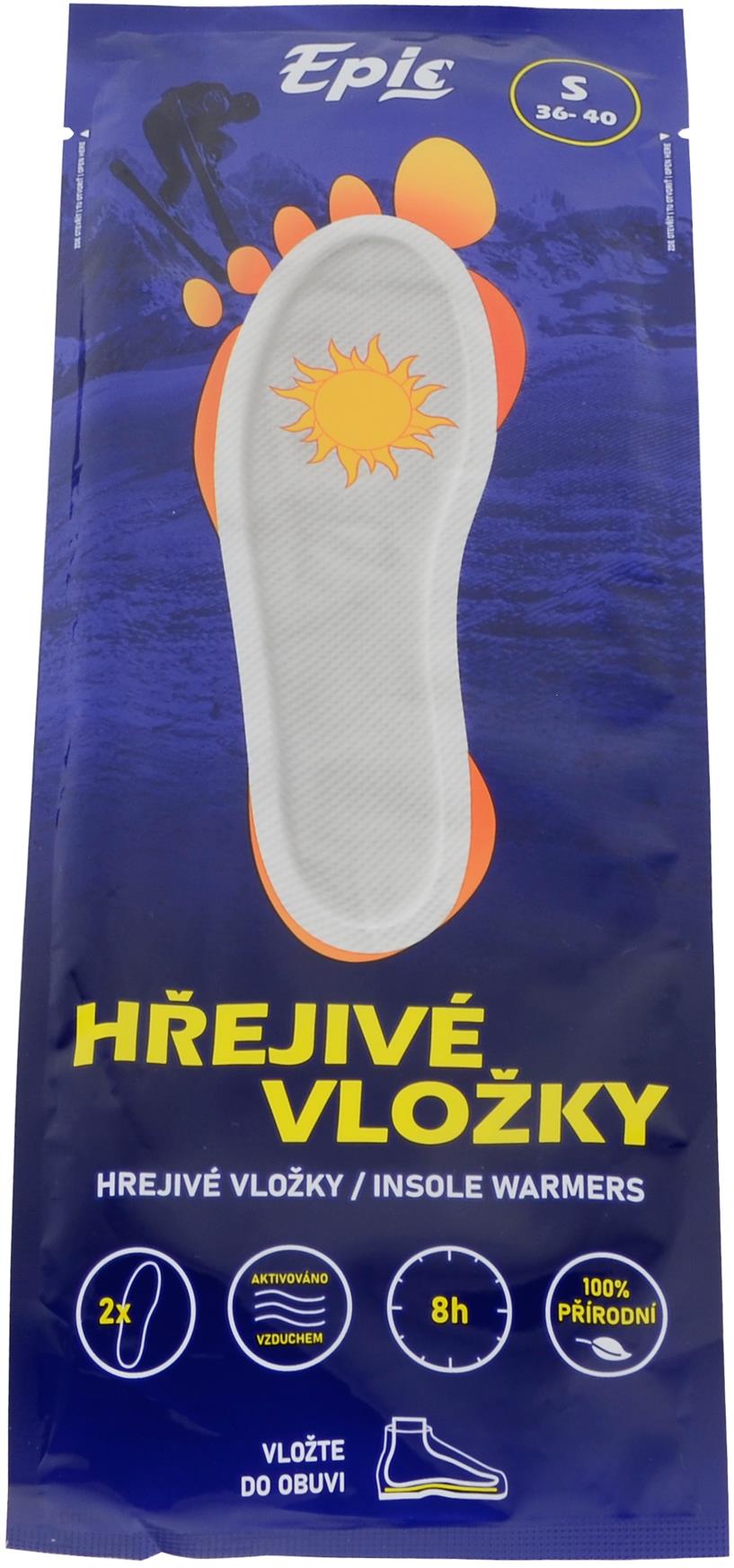 Epicstar Hrejivé vložky do topánok 1 súprava, veľ. S