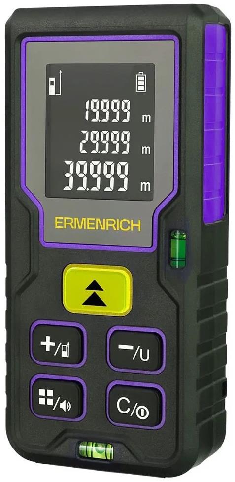 ERMENRICH – Laserový diaľkome,r 100 m Reel Laser Meter GD100 (bez batérií)