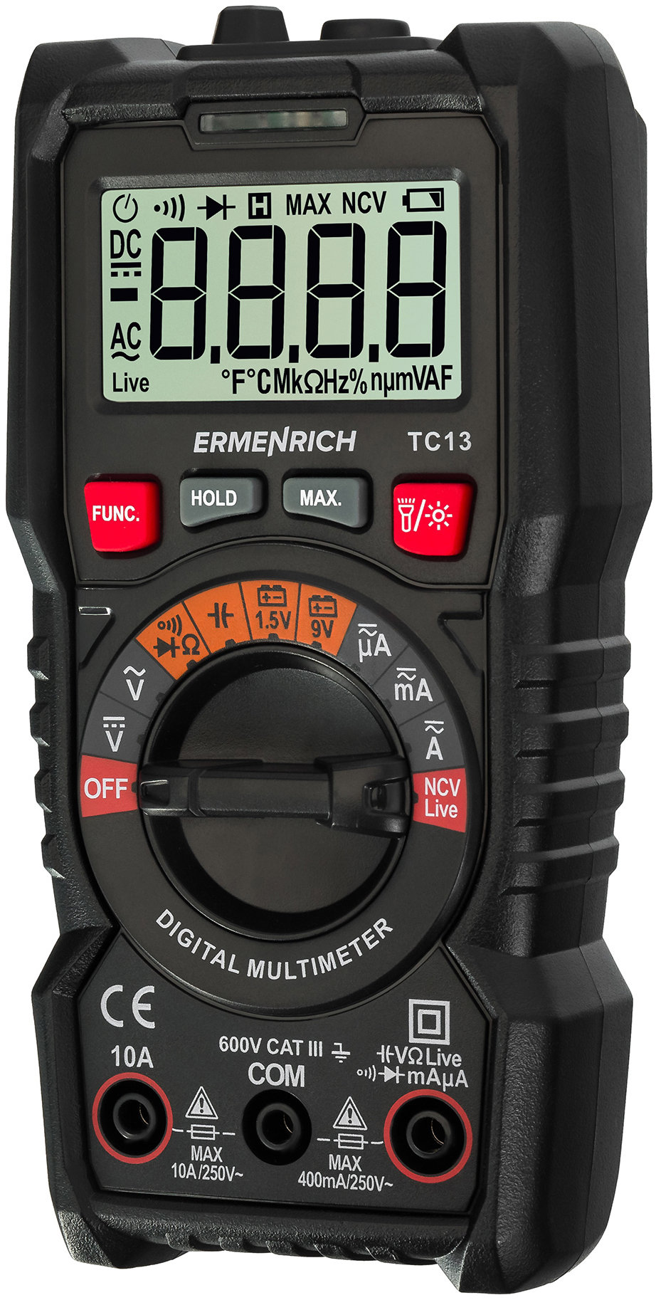 Ermenrich Digitálny multimeter Zing TC13