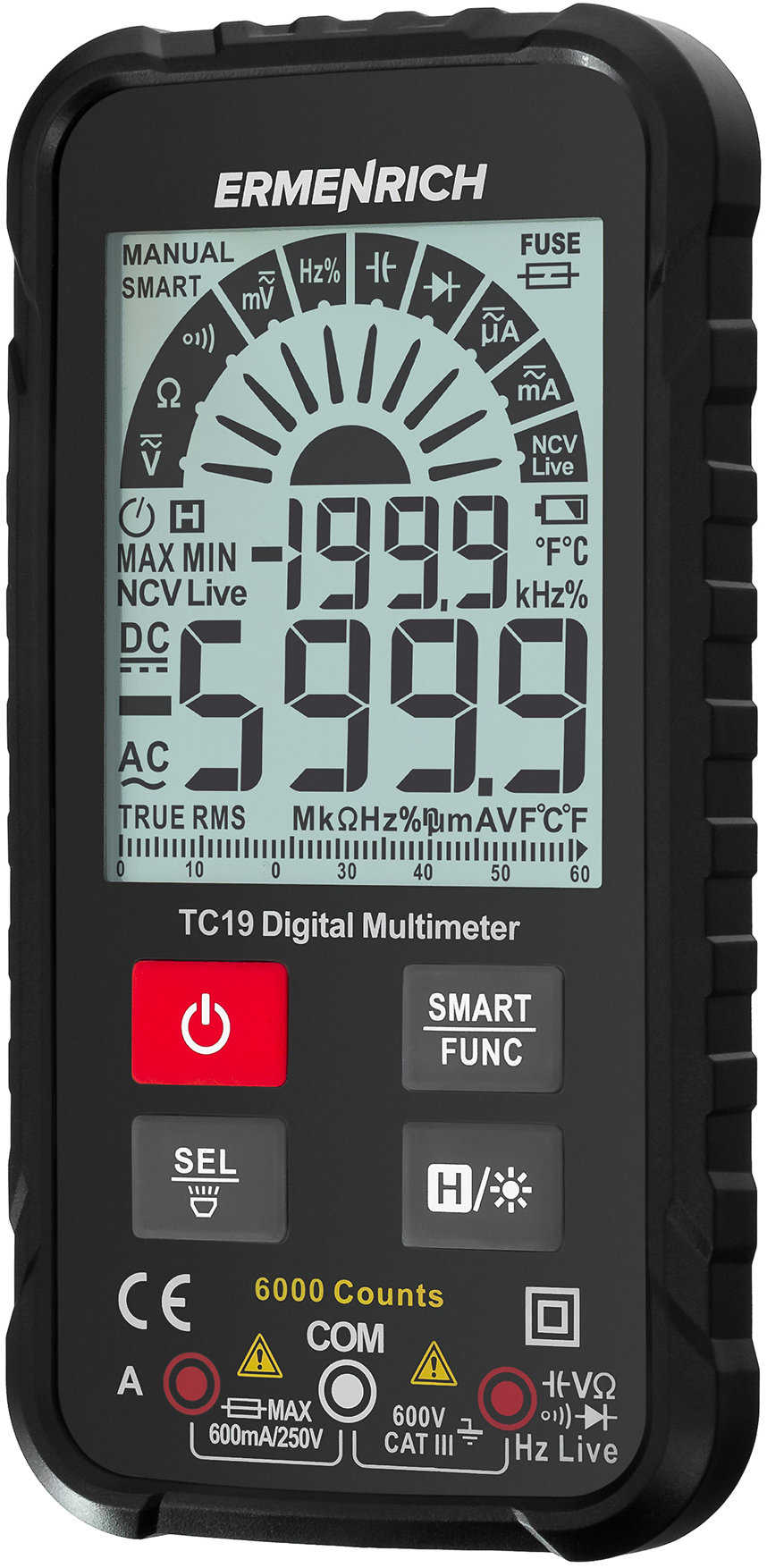Ermenrich Digitálny multimeter Zing TC19