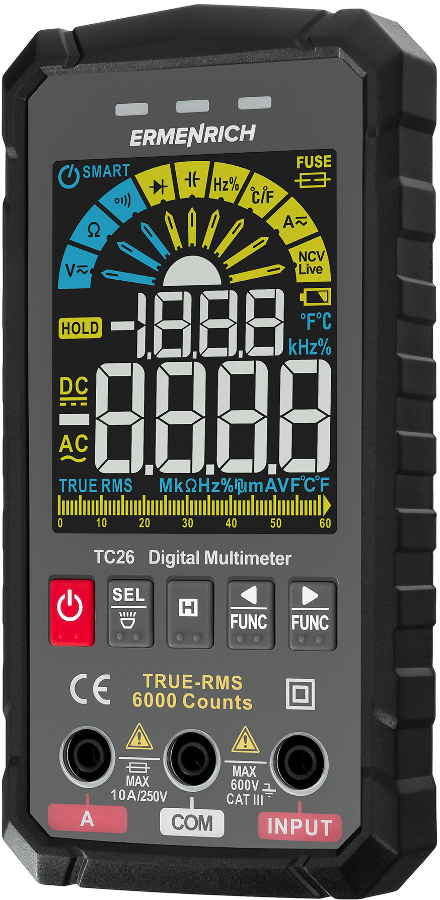 Ermenrich Digitálny multimeter Zing TC26
