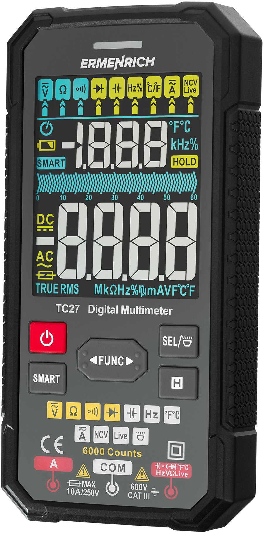 Ermenrich Digitálny multimeter Zing TC27