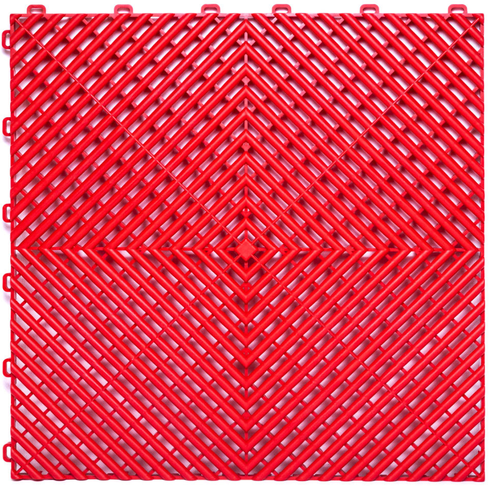 Escape6 WPC dlaždica SORG, 40 × 40 × 1,9 cm, červená, 1 ks