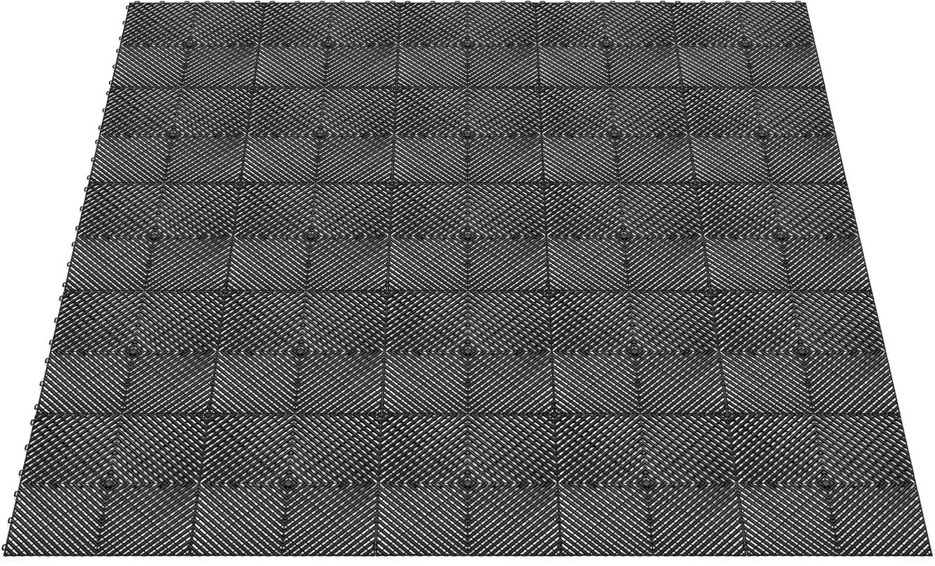 Escape6 WPC podlaha, SORG, 2 × 2 m, 25 ks, čierna
