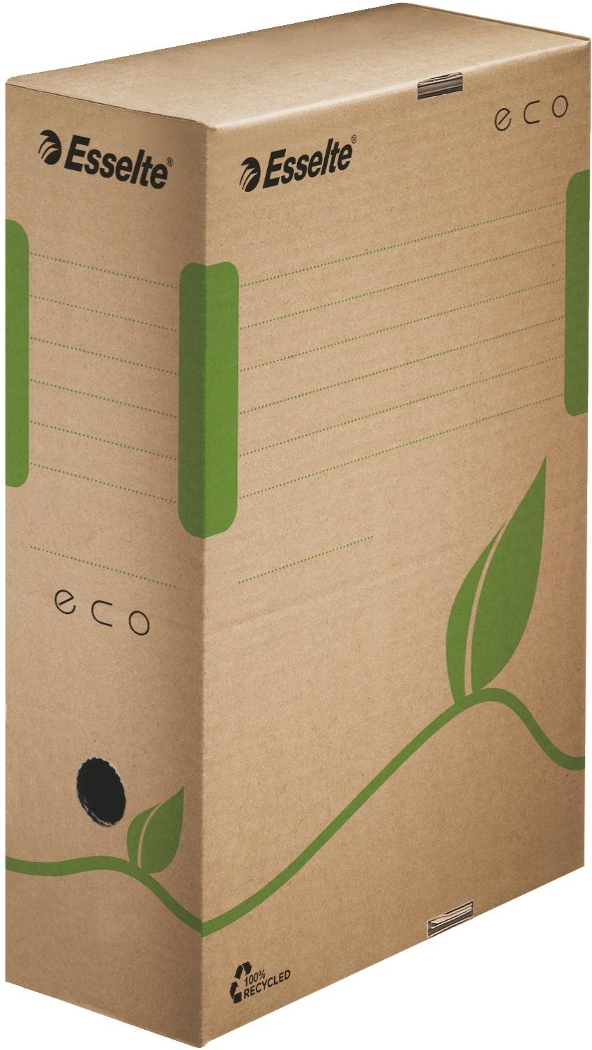 Esselte ECO 10 x 32,7 x 23,3 cm, hnedo-zelená
