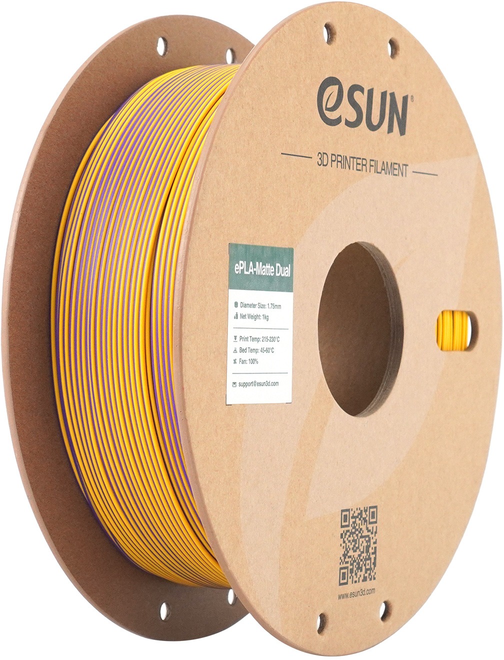 eSUN ePLA-Dual Matte Purple Yellow 1 kg