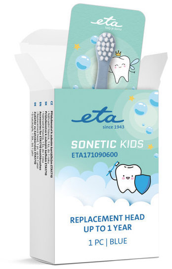 ETA 1710 90600 Sonetic Kids náhradná kefka, 0 – 1 rok 1 ks