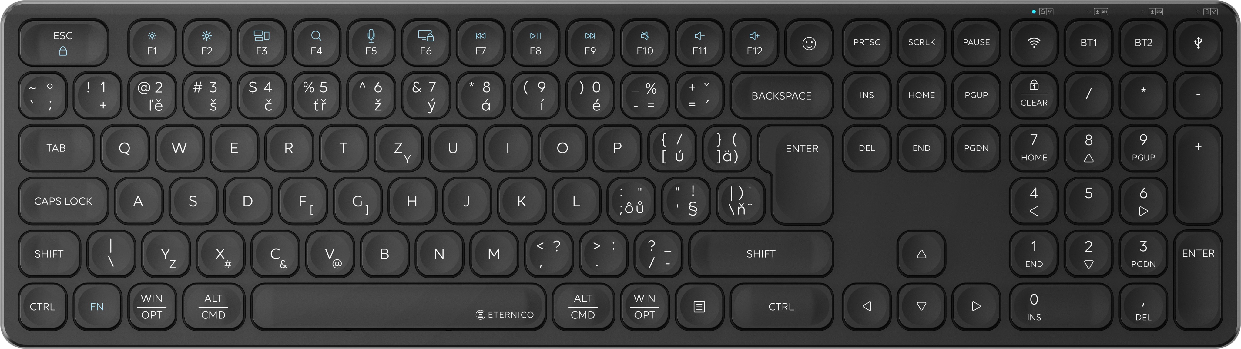 Eternico K501F Wireless čierna – CZ/SK