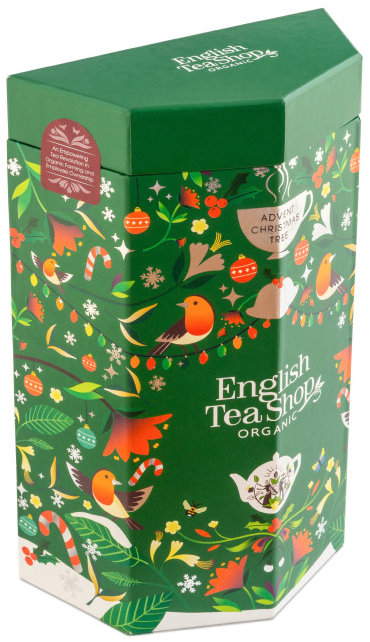 English Tea Shop – Adventný kalendár STROM, 25 pyramídok sypaných čajov