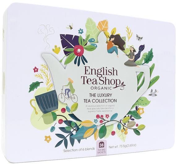 English Tea Shop Luxusná darčeková plechová kolekcia čajov, 36 vreciek