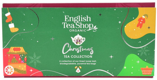 English Tea Shop Vianočný stromček, 6 figúrok, 6 pyramídok, Zelené Kúzla