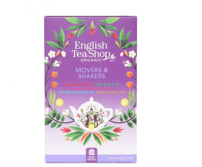 English Tea Shop Súprava čajov Movers and shakers 42 g, 20 ks bio ETS20