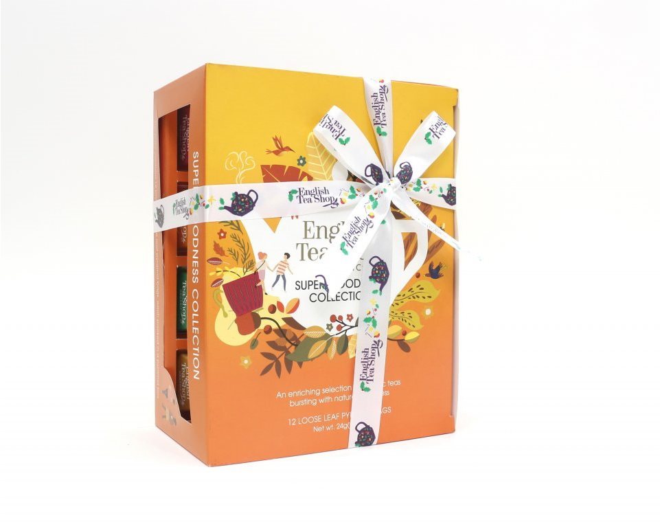 English Tea Shop Darčeková kolekcia Super goodness pyramídok 24 g, 12 ks bio ETS12