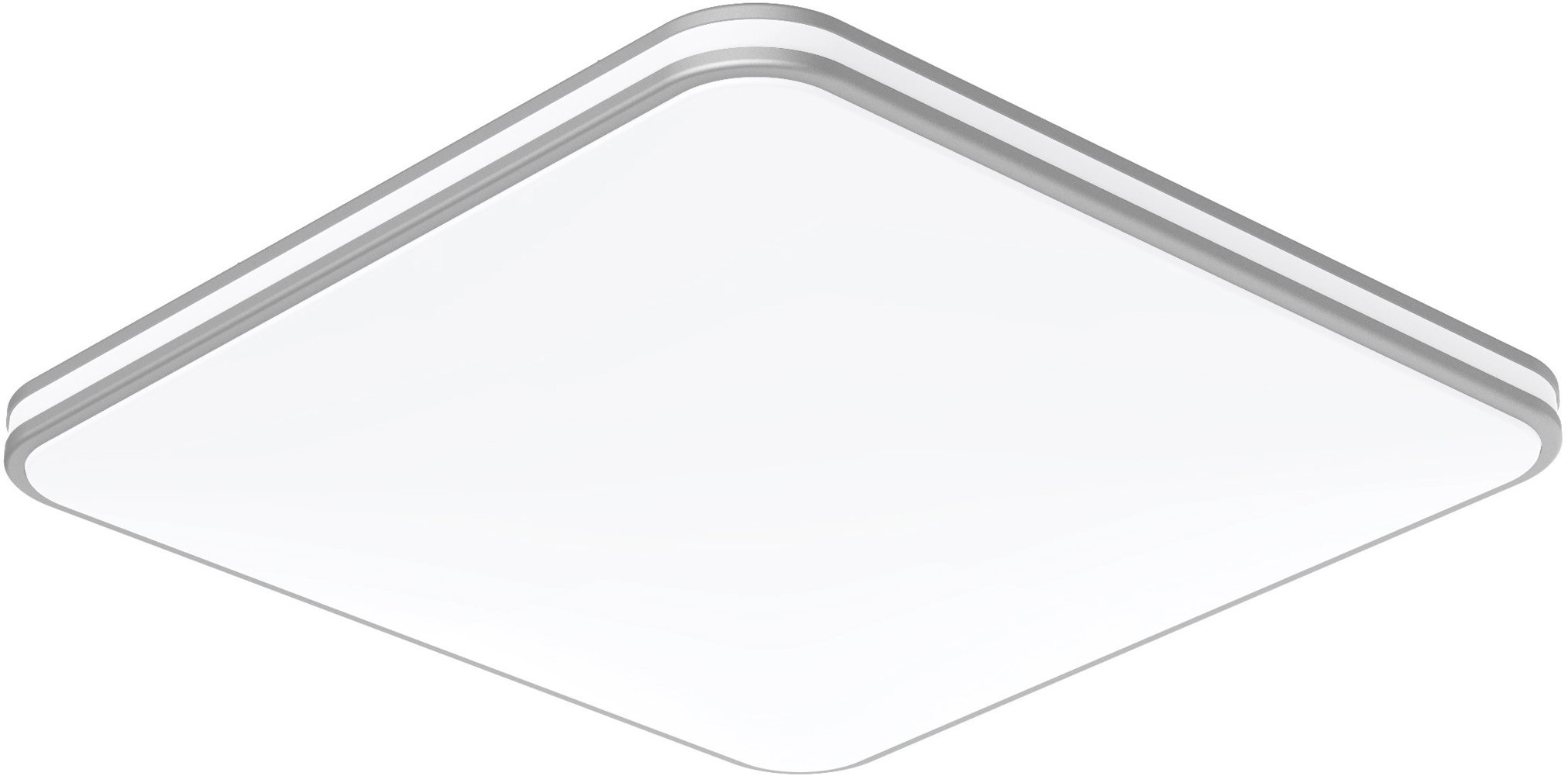 Eurakles Retro New s ovládačom 55 W, 5850 lm, 3000 – 6500 K, IP44, 53 × 53 cm, chróm