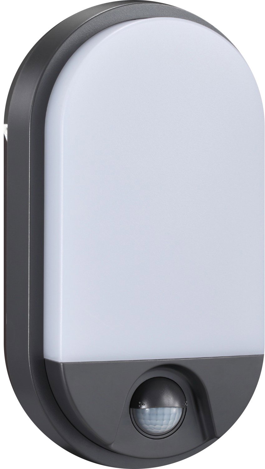 Eurakles Darja s pohyb. senzorom 15 W, 1350 lm, IP54, 21,2 × 11,9 × 4,4 cm, antracitové