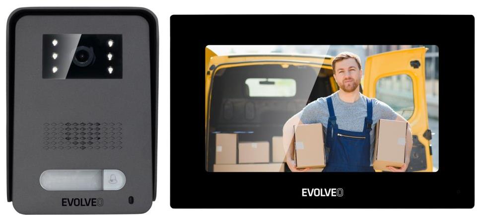 EVOLVEO DoorPhone AP1-2, čierny