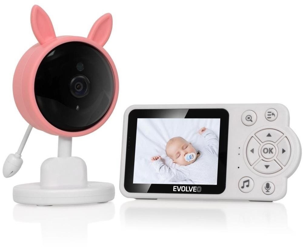 EVOLVEO Baby Monitor N3, ružový