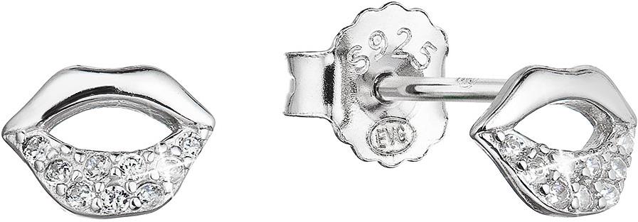 EVOLUTION GROUP 11420.1 crystal zircon ag náušnice (AG 925 / 1000; 0,5 g)