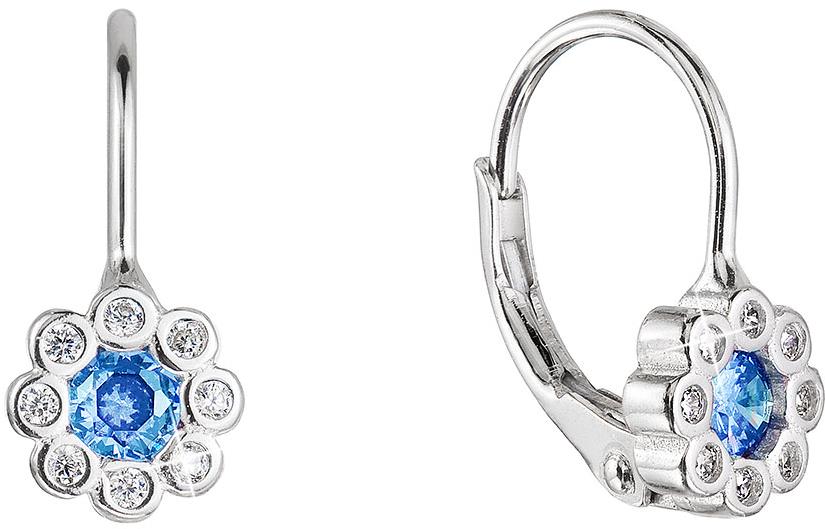 EVOLUTION GROUP 11476.3 aqua zircon ag náušnice (AG 925 / 1000; 1 g)