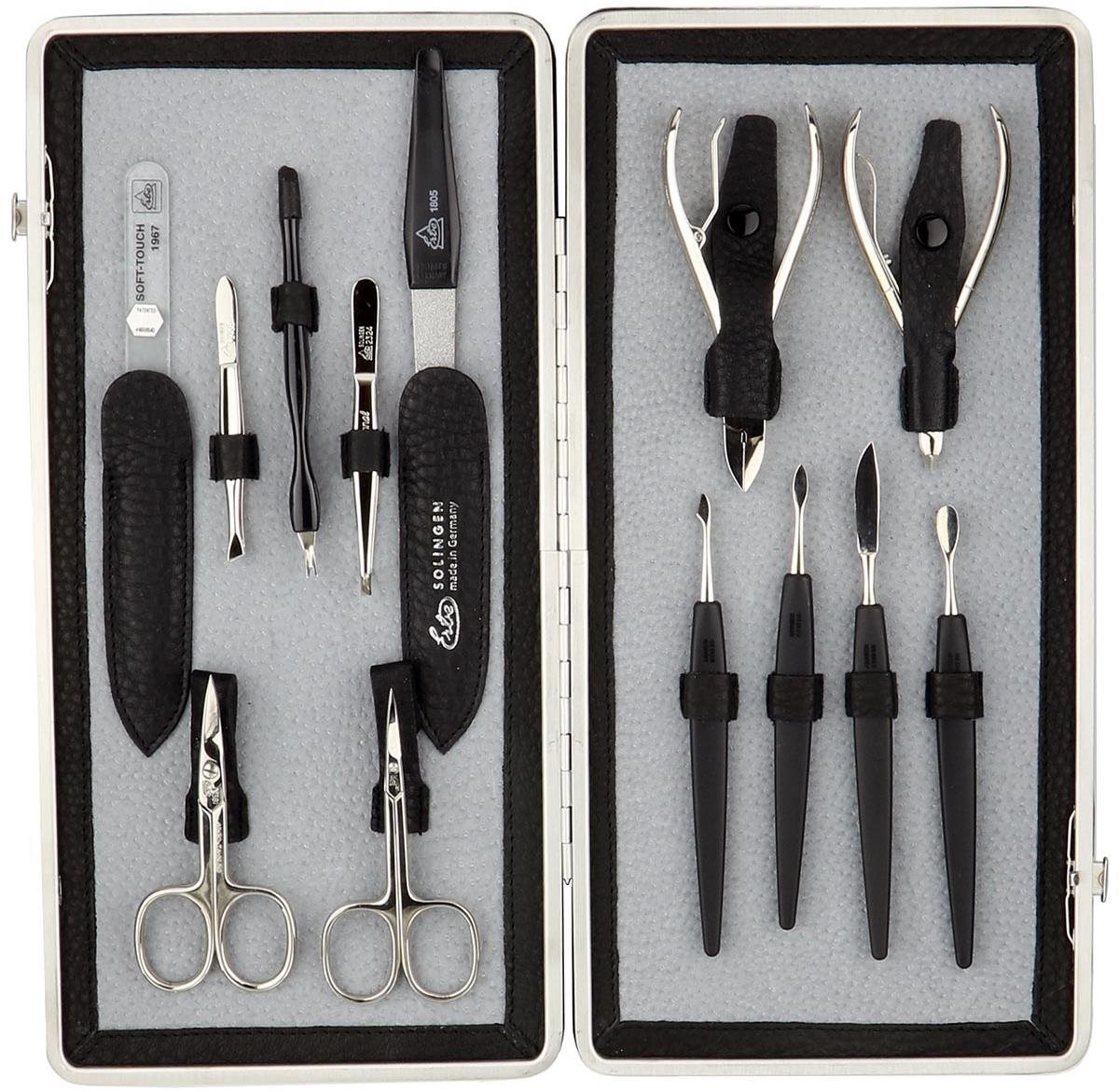 ERBE SOLINGEN Dámska kožená manikúra Imperial 9490 čierna