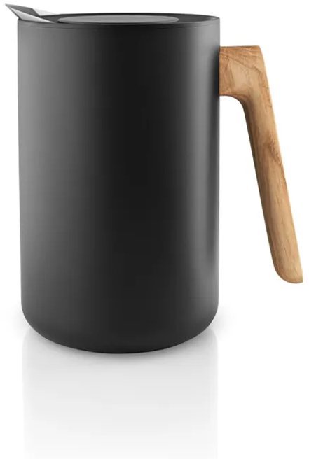 Eva Solo Vakuová termoska s dřevěnou rukojetí Nordic kitchen černá 1,0 l