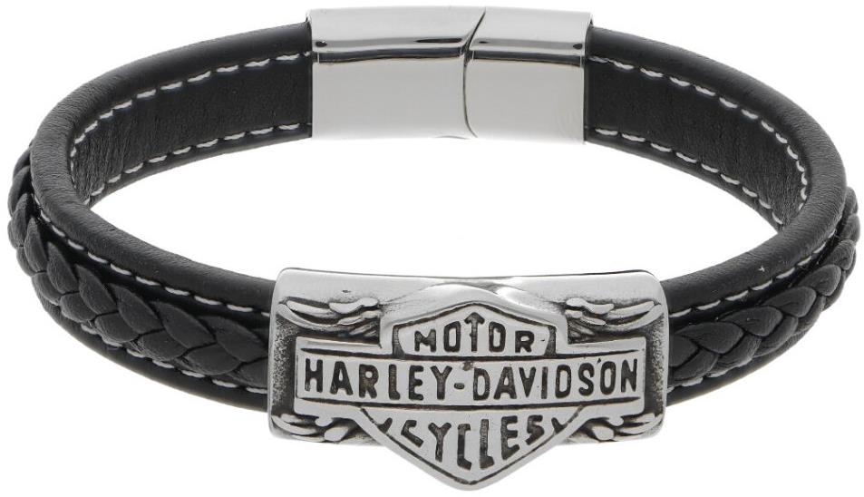 Ewena Kožený náramok Harley Davidson KD124