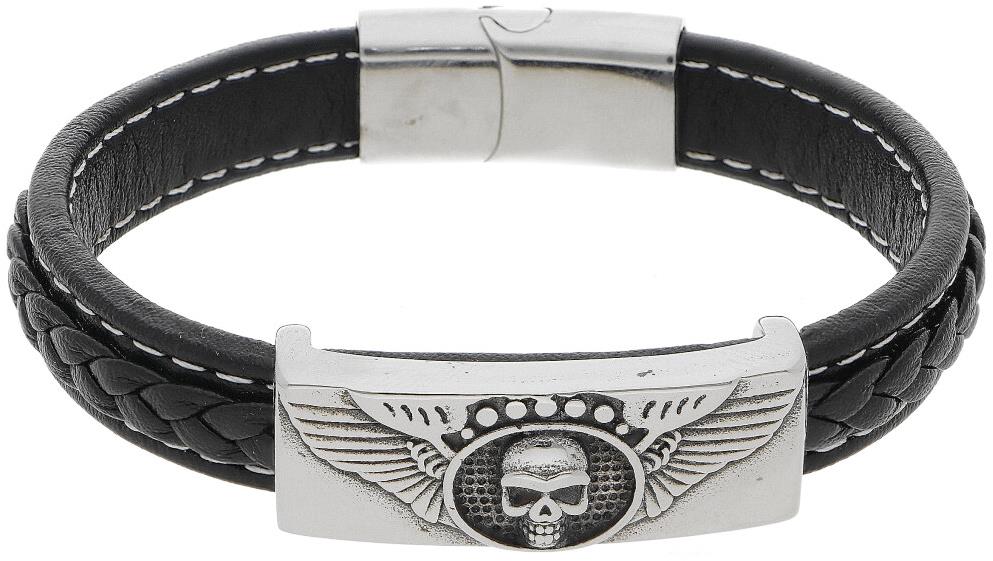 Ewena Kožený náramok Harley Davidson KD126