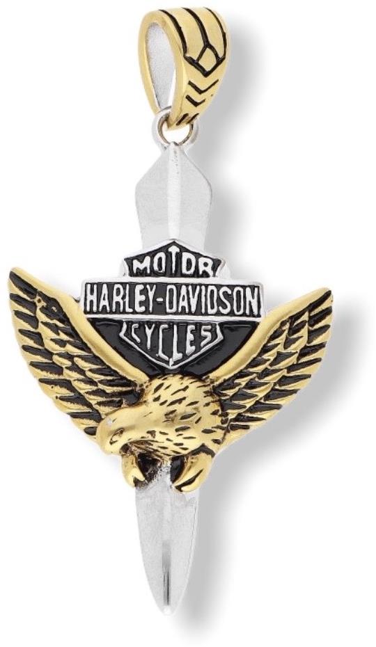 Ewena Prívesok Harley Davidson z chirurgickej ocele, JFF286