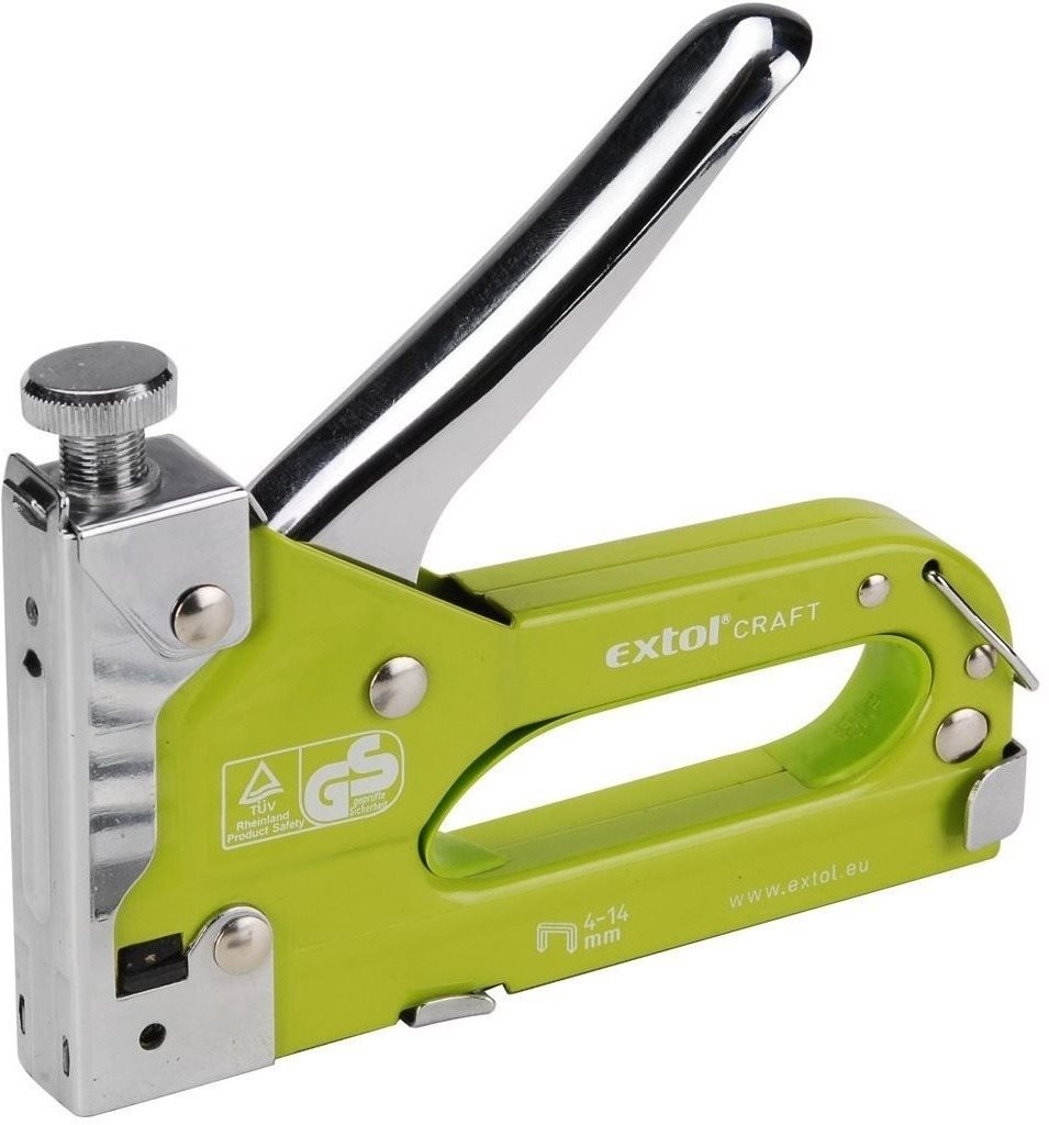 EXTOL CRAFT pištoľ sponkovacia, 4 – 14 mm/hr. 0,75 mm, 9175