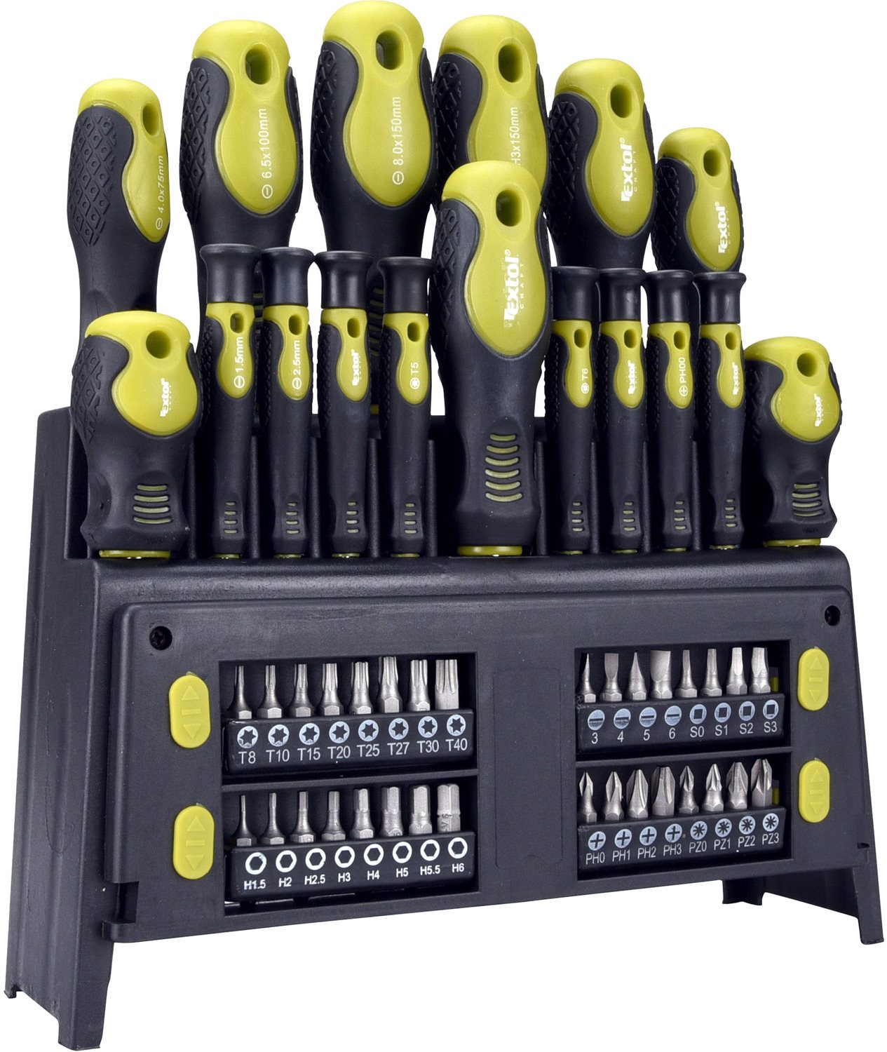 EXTOL CRAFT skrutkovače s hrotmi, sada 49 ks, CrV, 53146