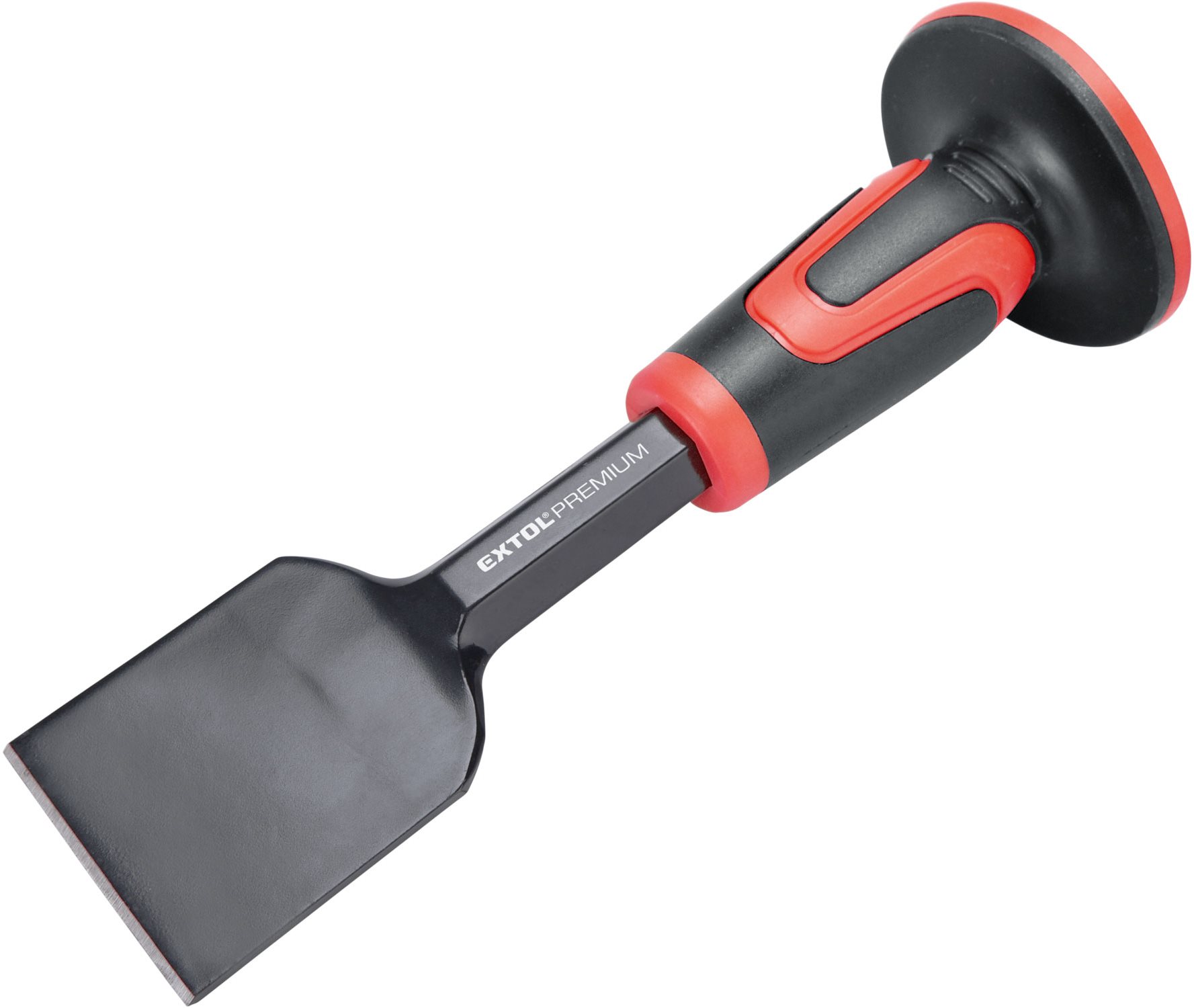 EXTOL PREMIUM sekáč plochý široký s plastovým chráničom, 250 × 18 mm, CrV, 8842126