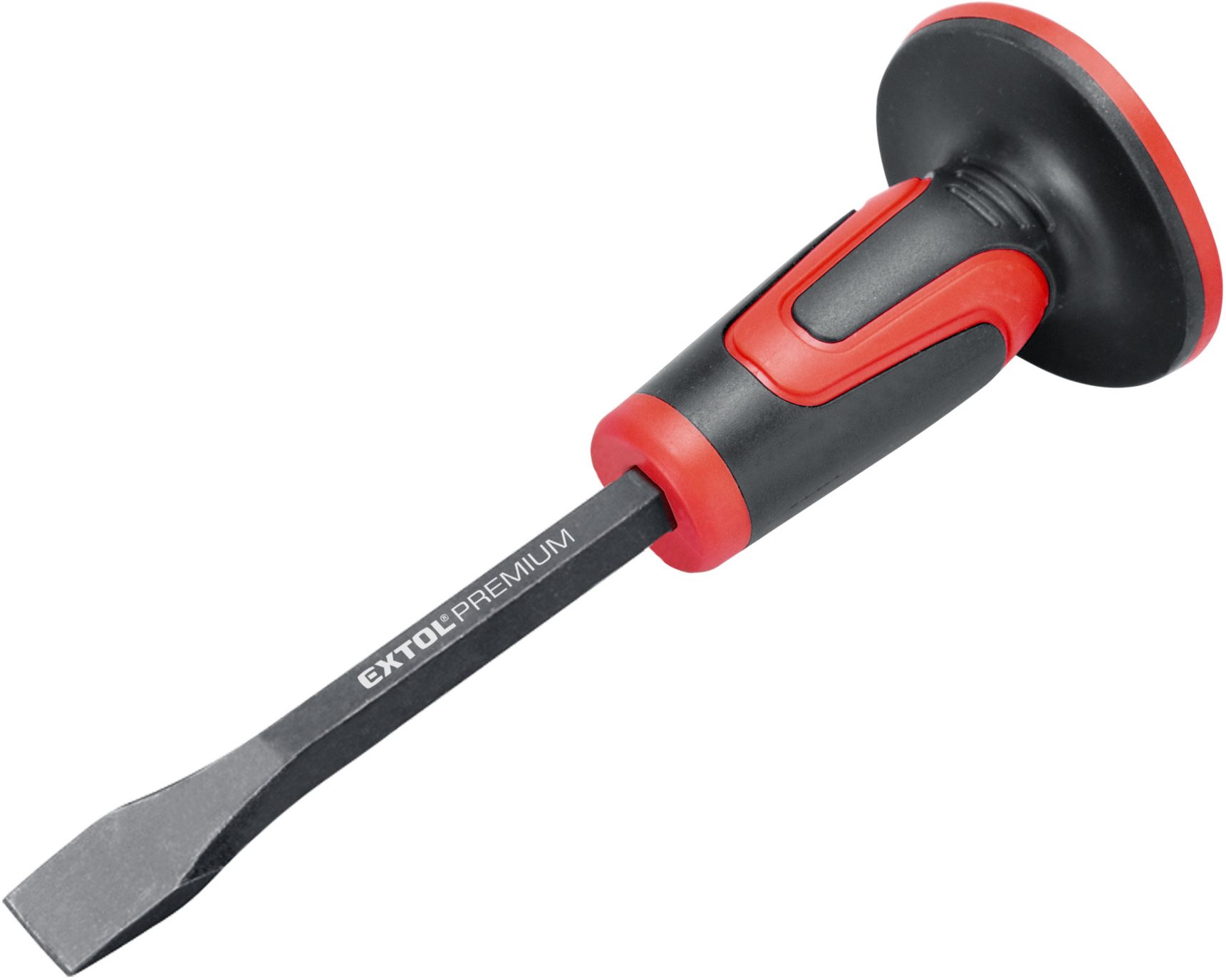 EXTOL PREMIUM sekáč plochý s plastovým chráničom, 300 × 16 mm, CrV, 8842131