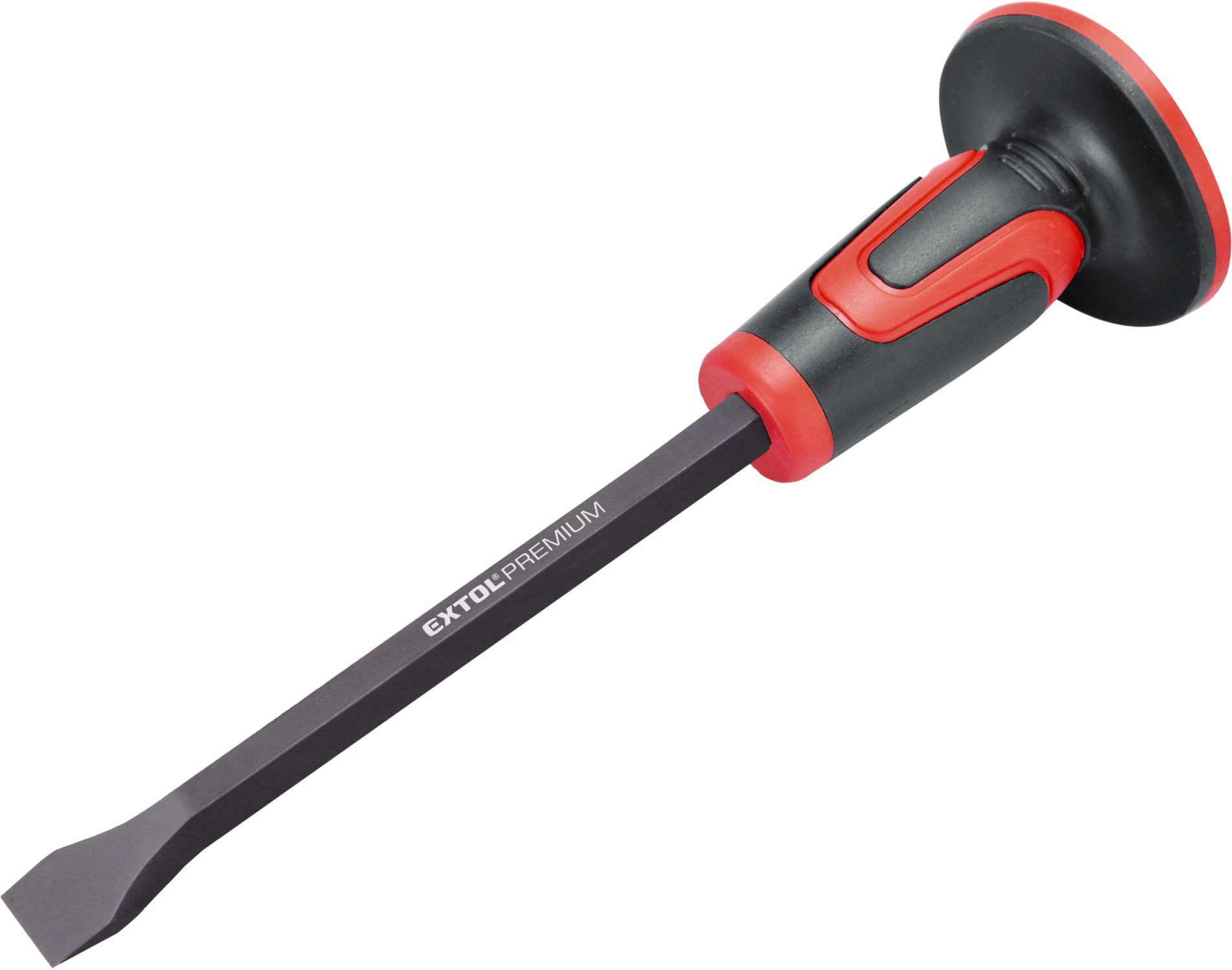 EXTOL PREMIUM sekáč plochý s plastovým chráničom, 400 × 19 mm, CrV, 8842141