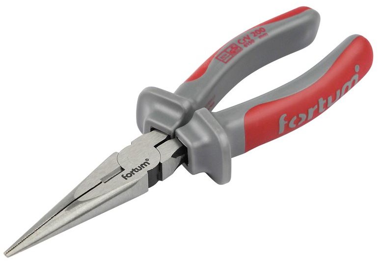 FORTUM kliešte polokrúhle priame, 160 mm, 61CrV5 , 4770311
