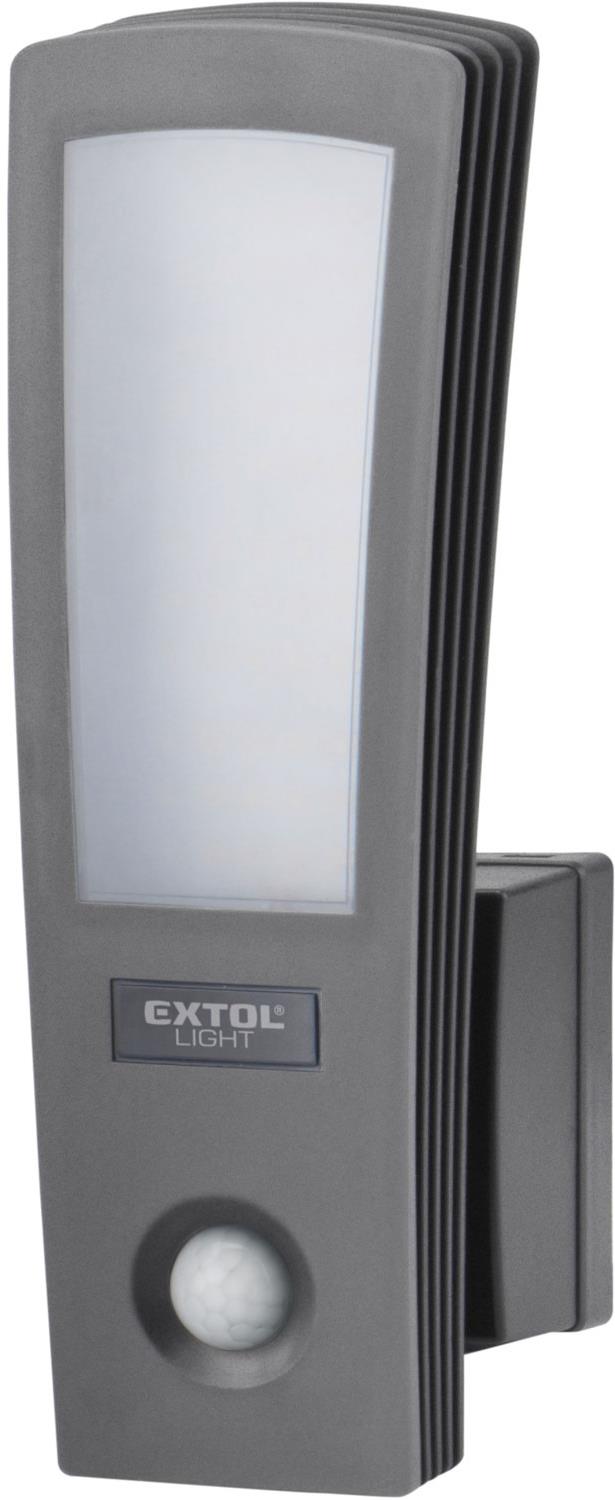 EXTOL LIGHT Svetlo LED, domové, s pohybovým senzorom, 700 lm