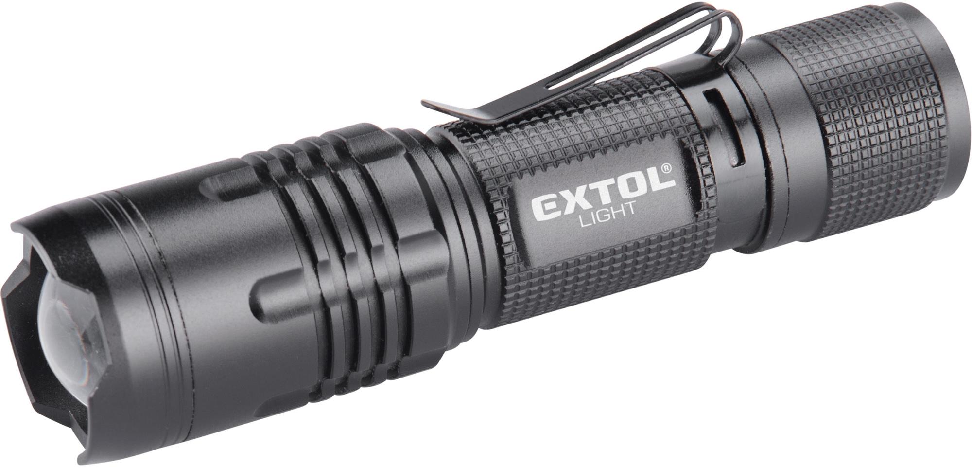 EXTOL LIGHT Svietidlo 400 lm, zoom, CREE XTE 5 W