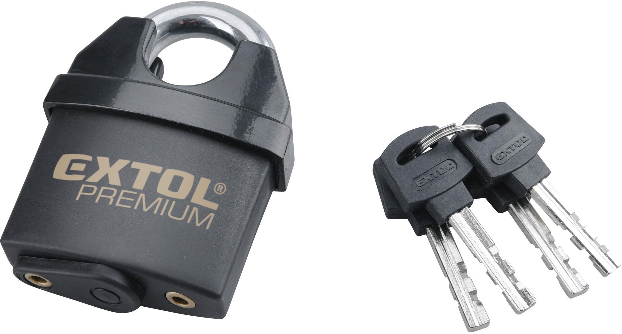 EXTOL PREMIUM Zámok visiaci vodoodolný, 60 mm
